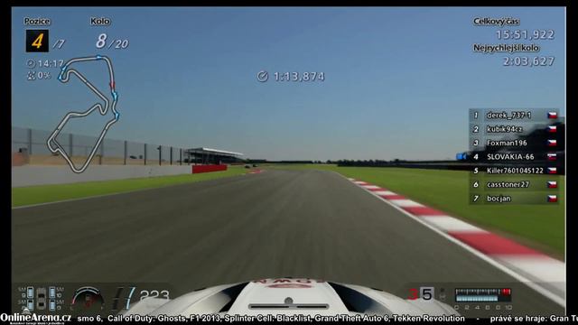 OnlineArena.cz - Gran Turismo 6: Touring Car Championship - Silverstone смотреть онлайн