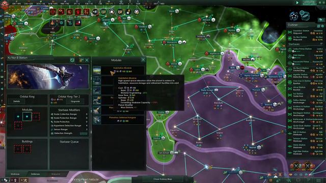 Stellaris Gameplay: The Millitary Feredation of The Dark Side p2 смотреть онлайн