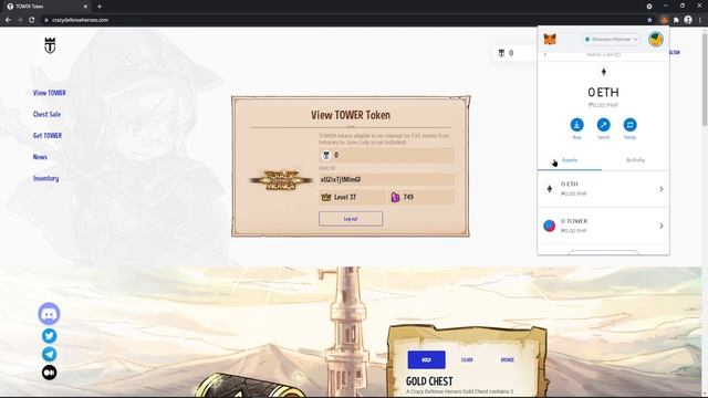 HOW TO EARN TOWER TOKENS FOR FREE USING ANDROID 2021 | Crazy Defense Heroes | Play to Earn смотреть онлайн