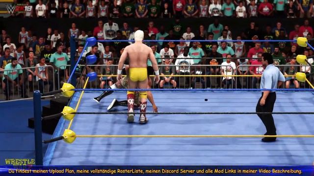 WWE2K19 | WCW | Ravishing Rick Rude w./ Madusa VS. "Natural" Dustin Rhodes | Gameplay смотреть онлайн