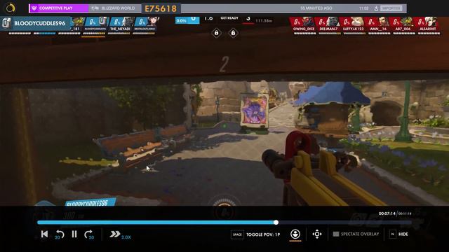 Overwatch Agents #1 - Sore Loser Uses Aimbot смотреть онлайн