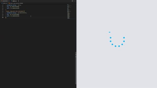 Triple Venn Diagram Dots CSS смотреть онлайн
