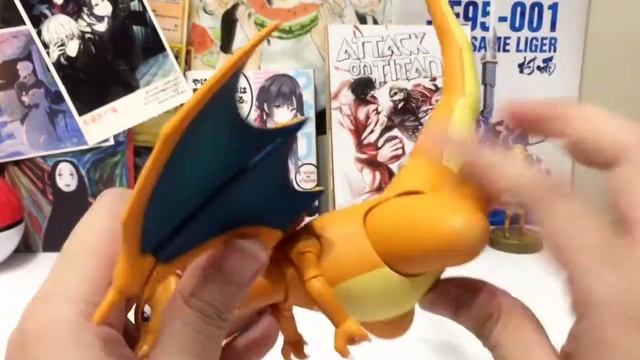 Pokemon Figure Review: Bandai SH Figuarts Charizard! смотреть онлайн