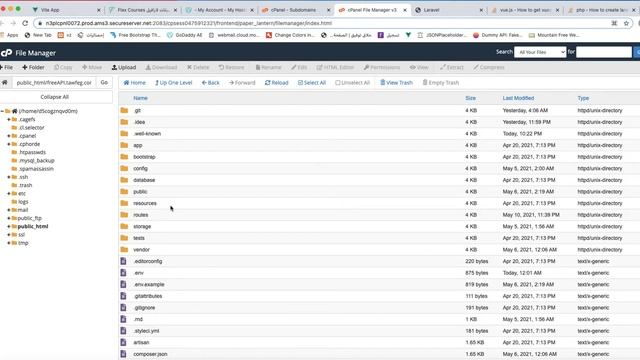كيف أرفع مشروع لارفل على استضافة : deploy a Larvel project and create a manual storage link смотреть онлайн