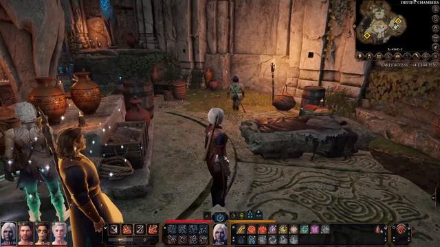 Baldur's Gate 3 Patch 4 Drow Druid Walkthrough - EP12 - Sanctuary смотреть онлайн