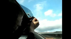 Как снять заменить зеркало заднего вида MITSUBISHI OUTLANDER XL demontaz zamiana lusterka wnetrza!