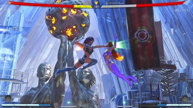 THE AMAZING BLACKFIRE DOMINATES! - Injustice 2 "Starfire" Gameplay (Online Ranked) смотреть онлайн