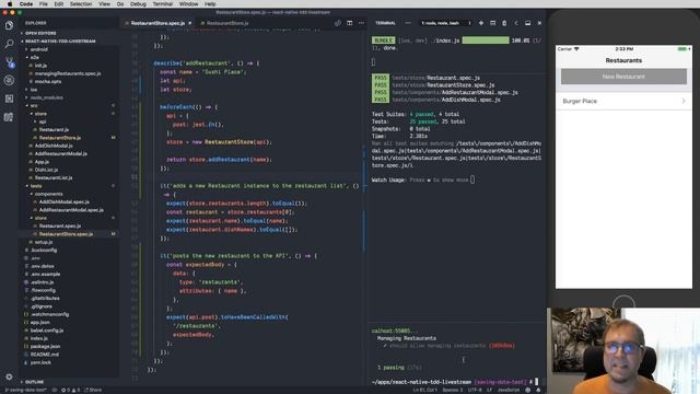 React Native TDD episode 8 - Web Service part 2 смотреть онлайн