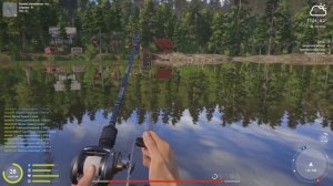 Русская рыбалка 4. Куори. Спиннинг. Техасская оснастка.