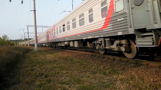 ЭП1М-731 С скорым поездом № 34 Москва Владикавказ смотреть онлайн