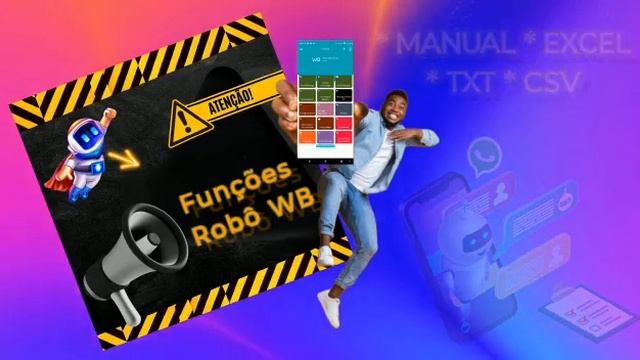 ?WB bulksende envios por contatos, Excel, TXT, CSV e manual 2022 смотреть онлайн