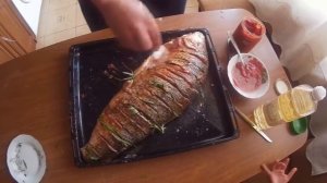 Как запечь рыба  сиг  в духовке II Ինչպես համեղ պատրաստել սիգ ձուկը