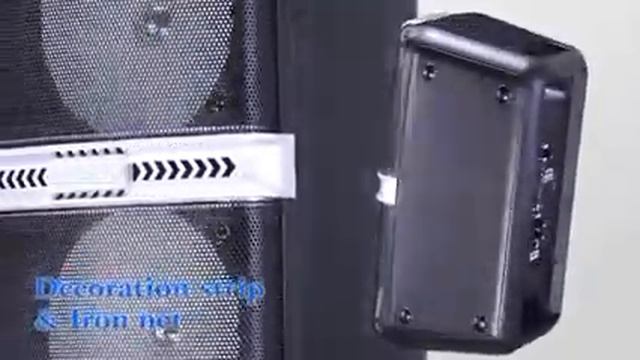 8 inch Trolley Speaker High Power Speaker BT Speaker LED Portable Speaker смотреть онлайн