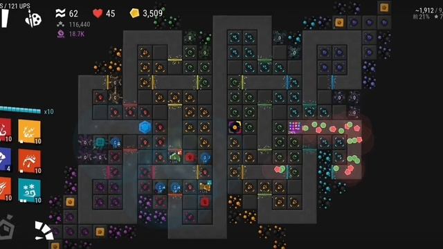 [infinitode 2 1.8] Level dev: 100 waves quest guide/Spawning 10 Overloads to get high scores смотреть онлайн