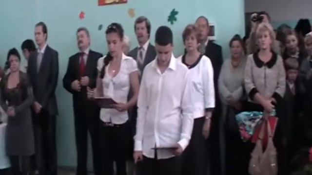 начало торжества в Евлашевской школе.avi смотреть онлайн