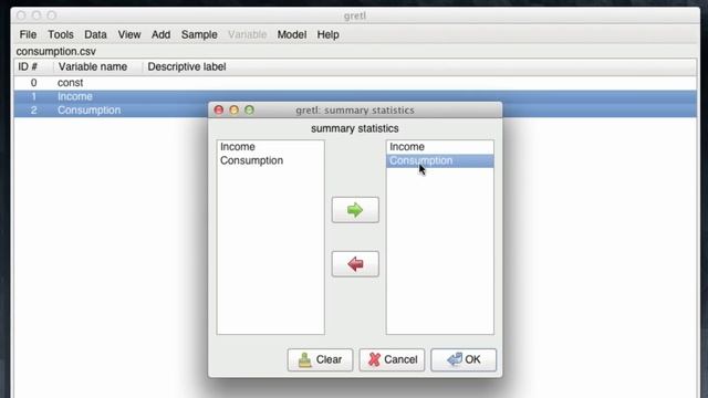 Gretl Tutorial 1: Simple Linear Regression смотреть онлайн