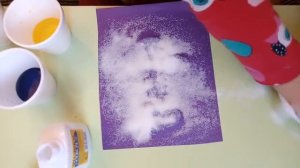 Мастер-класс: рисуем цветок клеем и солью