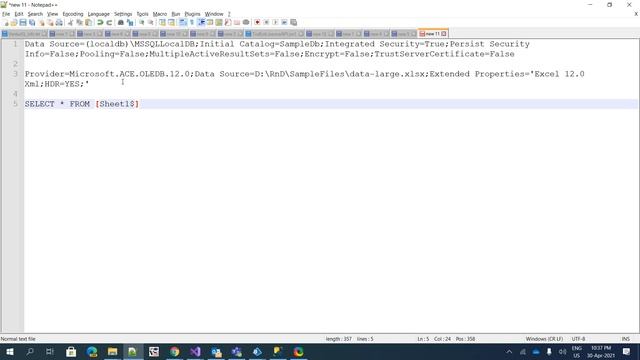 Blue Prism Read Bulk Excel using OleDb and Insert all records to Sql Server using Code stage смотреть онлайн