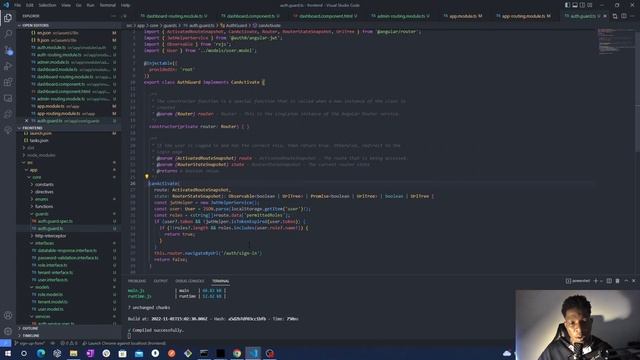 Coding my startup SaaS using Angular, Node, & MongoDB - Angular Authentication guard Ep 15 смотреть онлайн