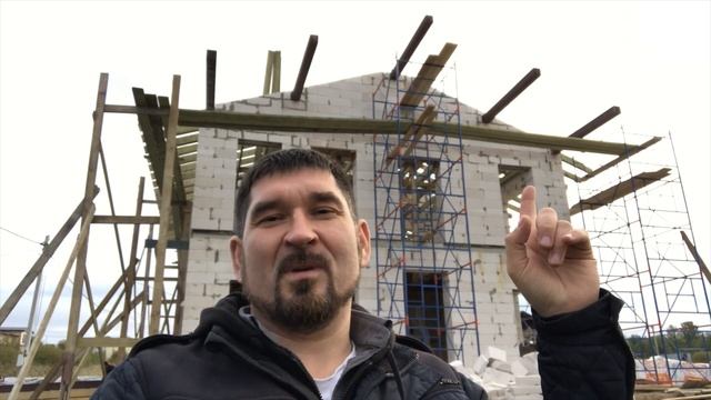 Дом ШАЛЕ из ГАЗОБЕТОНА Мягкая черепица Чердачное перекрытие смотреть онлайн