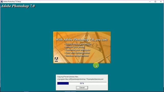 How to install adobe photoshop 7 0 in pc смотреть онлайн