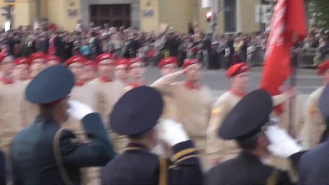 Юнармия. Репетиция парада Победы. Воронеж 7мая 2017 2ч. смотреть онлайн