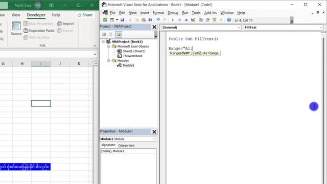 Microsoft Office Excel VBA Beginner смотреть онлайн