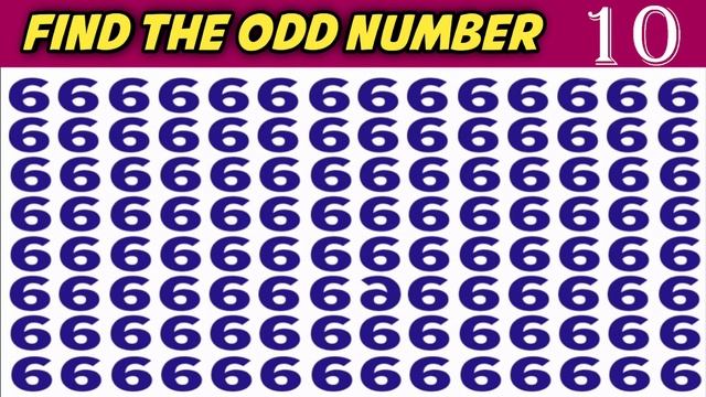 Find The ODD Number + Letter - spot #14// The Difference Game 2023 || How Good Your Eyes ? смотреть онлайн