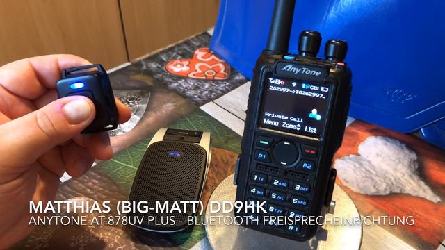 Anytone AT-D878UV Plus - Bluetooth Freisprecheinrichtung