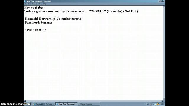 1.1.2 Terraria server (Hamachi) (WORKS) смотреть онлайн