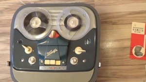 Магнитофон катушечный ламповый "Комета МГ-201м"