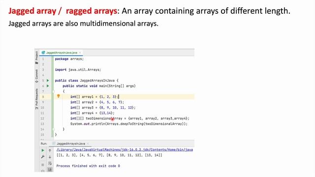 What are jagged arrays in java? смотреть онлайн
