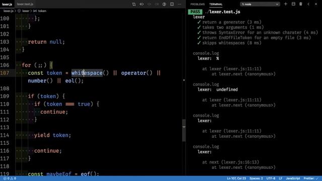 Unit testing the lexer and parser смотреть онлайн