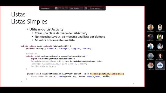 Programación Android. Adaptadores y listas (ArrayAdapter, ListActivity, ListView y Spinner) смотреть онлайн