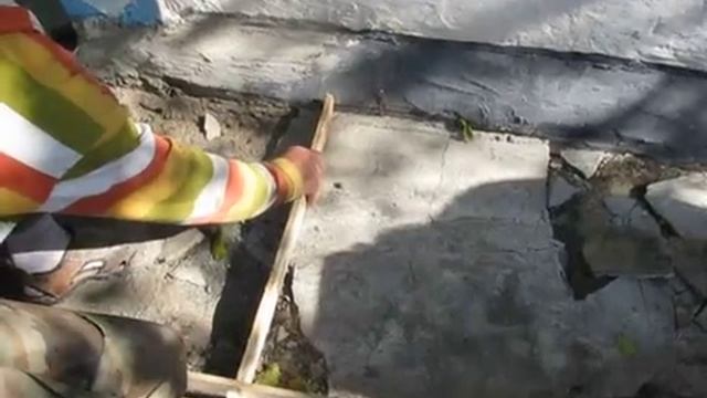 Отмостка из бетона. смотреть онлайн