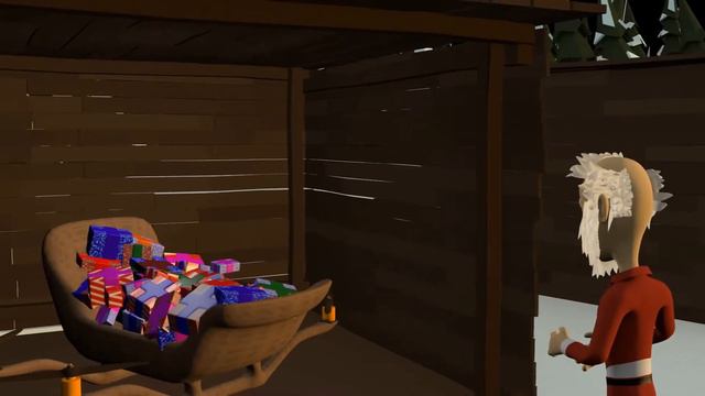Future Santa Claus//Christmas Animation Blender смотреть онлайн