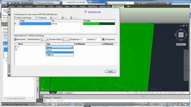 1 4 Inserindo imagens no AutoCAD Civil 3D 2013 смотреть онлайн