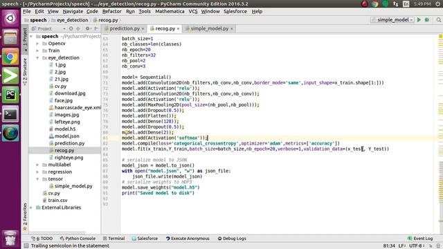 Real-Time Eye Detection Deep Learning Tensorflow Python Query at +91-8283824812 смотреть онлайн