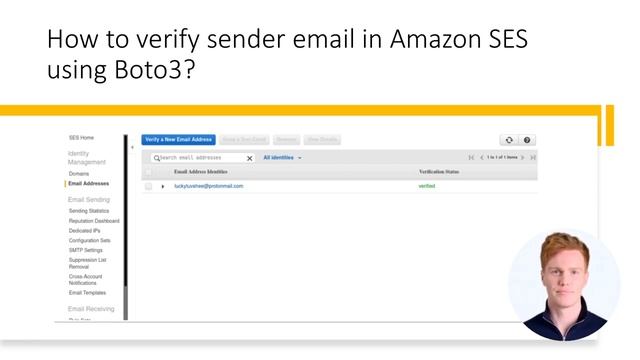Working with Amazon SES in Python using Boto3 смотреть онлайн