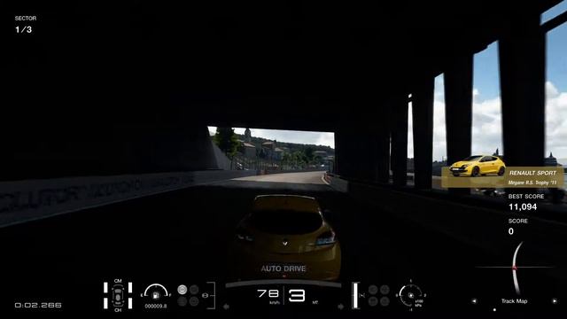 GT Sport Renault Megane Drift смотреть онлайн