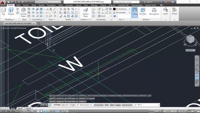 3D House Model Part-8 Autocad Basic 2D & 3D Bangla Tutorials Plan (অটোক্যাড বাংলা) смотреть онлайн