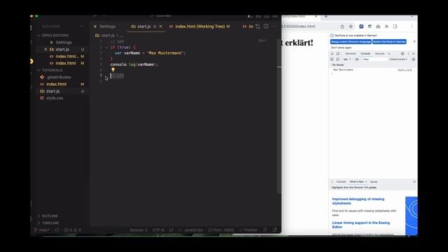 Variablen VAR, LET und CONST einfach erklärt! смотреть онлайн