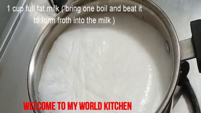 @homemade cappuccino coffee @how to make cappuccino foam at home @cappuccino recipe @world kitchen@ смотреть онлайн