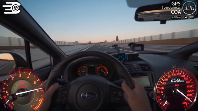0-250 km/h | Subaru WRX STi | TOP SPEED and Acceleration TEST✔ смотреть онлайн