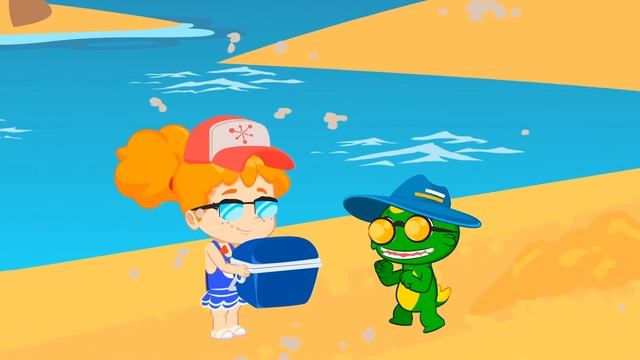 New episode! Groovy the Martian helps a little mermaid cleaning the sea | Environment and recycling смотреть онлайн