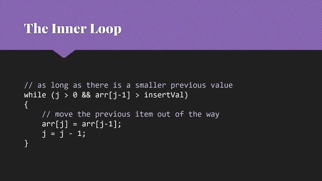 Insertion Sort смотреть онлайн