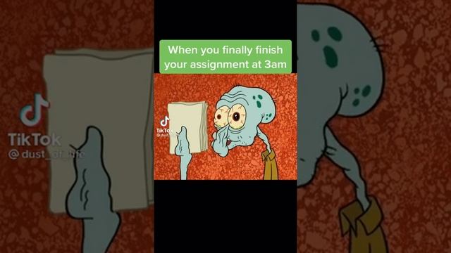 When you finish your assignments at 3am #shorts смотреть онлайн