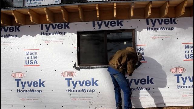 The Tyvek House Wrap And Windows Are Done! (Addition) смотреть онлайн