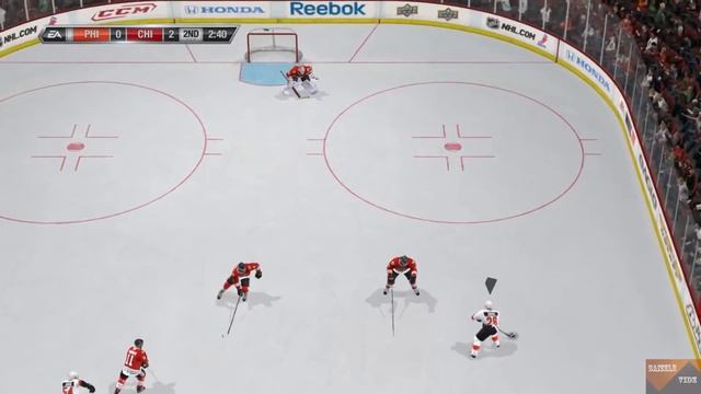 NHL 11 Gameplay Blackhawks Flyers PS3 {1080p 60fps} смотреть онлайн
