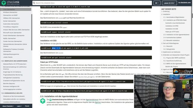CheckMK Enterprise Docker Installation - Proxmox Integration Homelab смотреть онлайн